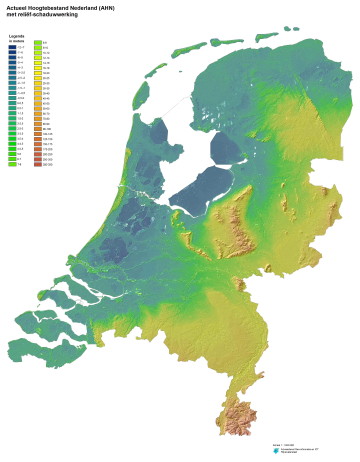 Het AHN van Nederland